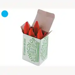 Material LAPICES CERA JOVICOLOR UNICOLOR AZUL CLARO CAJA DE 12 25757