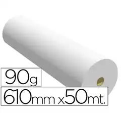 Material PAPEL REPROGRAFIA P/ PLOTTER 610MMX50MT 90GR IMPRESION INK-JET 26860