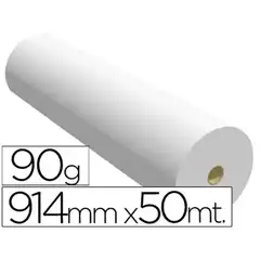 Material PAPEL REPROGRAFIA P/ PLOTTER 914MMX50MT 90GR IMPRESION INK-JET 26861