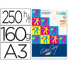 PAPEL FOTOCOPIADORA COLOR COPY DIN A3 160 GRAMOS PAQ. DE 250 HJ 26961