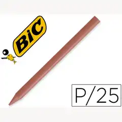 LAPICES PLASTIDECOR UNICOLOR MARRON-07 CAJA CON 25 LAPICES 816969 27596