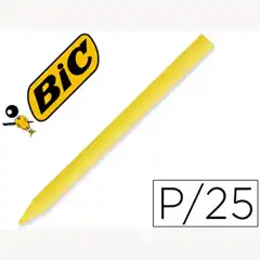 LAPICES PLASTIDECOR UNICOLOR AMARILLO-04 CAJA CON 25 LAPICES 816971 27604
