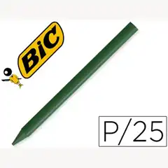 LAPICES PLASTIDECOR UNICOLOR VERDE OSCURO-02 CAJA CON 25 LAPICES 816976 27609