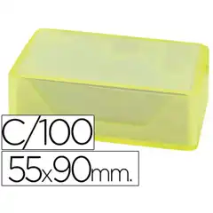 TARJETAS DE VISITAS LIDERPAPEL 90X55MM BLANCA 250G/M2 CAJA DE 100 28226