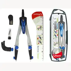 COMPAS MAPED 538700 -CON ADAPTADOR UNIVERSAL ESTUCHE DE MINAS Y AFILAMINAS 28847