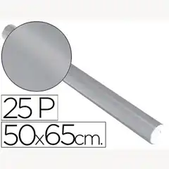 PAPEL METALIZADO PLATA ROLLO 25 HJ TREPADO 50X65 CM 29139