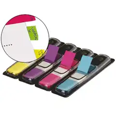 BANDERITAS SEPARADOR 683-4ABDISPENSADOR 4 COLORES BRILLANTES 29415