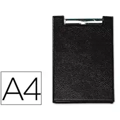 Material CARPETA SARO CON PINZA A4 PLASTICO NEGRO 31291