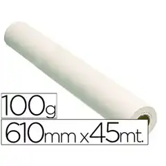 Material PAPEL REPROGRAFIA GRAFIC 100 GRS. P/ PLOTTER -PAPEL ESTUCADO BLANCO MATE 610X45 MTS. 1440 DPI 33814