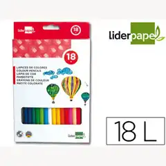 LAPICES DE COLORES LPP CAJA DE 18 COLORES 34246