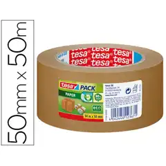 PRECINTO TESA PAPEL COLOR KRAFT 50MTX50MM P/ EMBALAJE 34613