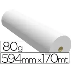 Material PAPEL REPROGRAFIA PPC P/ PLANOS 594X170MT 80GR 35636