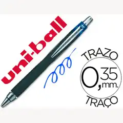 BOLIGRAFO UNI-BALL JETSTRAM SXN-210 RETRACTIL COLOR AZUL 36307