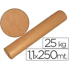 PAPEL KRAFT MARRON 1,10 MT X 250 MTS ESPECIAL P/ EMBALAJE 16473 38011