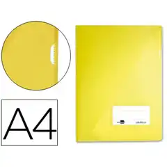 CARPETA LIDERPAPEL DOSSIER A4 UÑERO AMARILLA 42978
