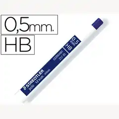 Material MINAS STAEDTLER GRAFITO 0,5 MM HB POLO 257 TUBO CON 12 MINAS 43265 43265