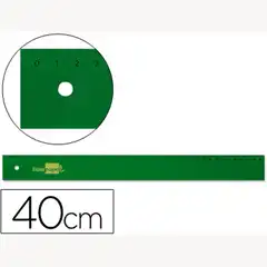 REGLA LPP 40 CM ACRILICO VERDE 43380