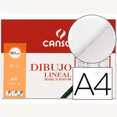 PAPEL DIBUJO MARCA MAYOR 160GRA4 EN MINIPACKS DE 10 HJ 44410