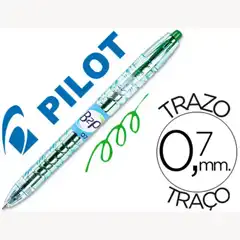 Material BOLIGRAFO PILOT GEL B2P VERDE 46043