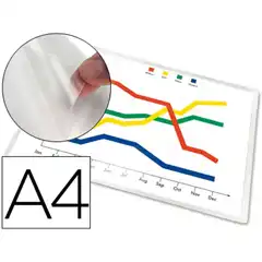 Material FUNDA AUTOADHESIVA Q-CONNECT TAMAÑO A-4 210X297MM PACK DE 5 UNIDADES 46177