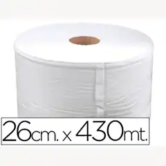 BOBINA CELULOSA INDUSTRIAL 26 CMS DE ANCHO X 400 MTS APROX DIAMETRO 33,5 CM P/ EL DISPENSADOR 46827