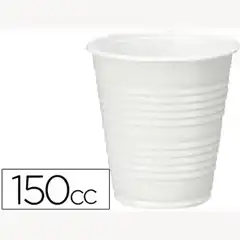 VASO DE PLASTICO BLANCO 150CC P/ MAQUINAS DE VENDING DE CAFE PAQ. DE 100 49268