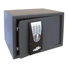CAJA FUERTE OLLE SOBREPONE 100E COMBINACION ELECTRONICA CON LLAVE DE EMERGENCIA 250X350X265 MM 49311