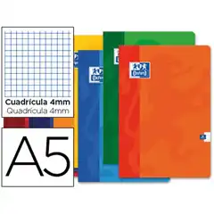 Material LIBRETA ESCOLAR OXFORD 48 H DIN A5 CUADRO 4 MM 100105702 49373