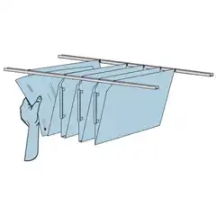 Material GUIAS ARMARIOS FAST-PAPERFLOW CARPETAS COLGANTES P/ EOSO2R.02 -PACK DE 2 49942