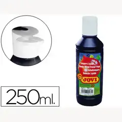TEMPERA LIQUIDA JOVI ESCOLAR 250 ML NEGRO 51931