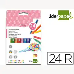 ROTULADOR LPP CAJA 24 COLORES 52210