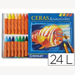 Material LAPICES DE CERA MASAT ACUARELABLE CAJA DE 24 UNIDADES COLORES SURTIDOS 52371