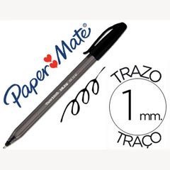 Material BOLIGRAFO PAPER MATE INKJOY 100 PUNTA MEDIA TRAZO 1MM NEGRO 52729