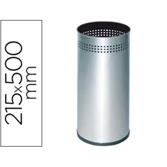 P/GUERO METALICO 314 PERFORADO PLATEADO 50X21,5 CM 52780
