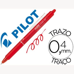 Material BOLIGRAFO PILOT FRIXION CLICKER BORRABLE 0,7 MM COLOR ROJO 53684