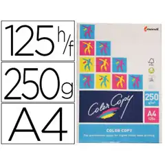 Material PAPEL FOTOCOPIADORA COLOR COPY A4 250 GRAMOS PAQ. DE 125 HJ 57305