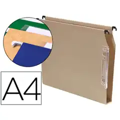 Material CARPETA COLGANTE GIO A4 VISOR LATERAL 250X330X30 MM KRAFT 58720