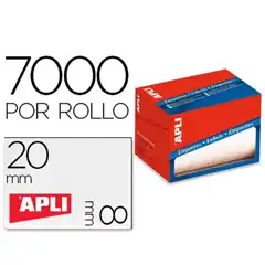Material ETIQUETA ADHESIVA APLI 1677 TAMAÑO 8X20 MM EN ROLLO DE 7000 UNIDADES APLI REF. 1795 COD. 58765