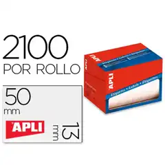 Material ETIQUETA ADHESIVA APLI 1682 TAMAÑO 13X50 MM EN ROLLO DE 2100 UNIDADES APLI REF. 2010 COD. 58770