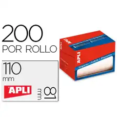 Material ETIQUETA ADHESIVA APLI 1705 TAMAÑO 81X110 MM EN ROLLO DE 200 UNIDADES APLI REF. 2423 COD. 58784