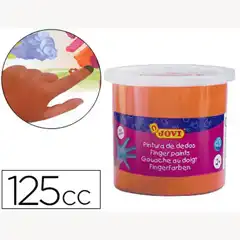 PINTURA A DEDOS JOVI 125 CC NARANJA CAJA DE 5 UDS 59114