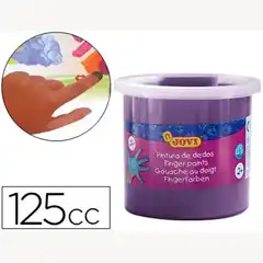 PINTURA A DEDOS JOVI 125 CC VIOLETA CAJA DE 5 UDS 59115
