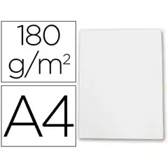 SUBCARPETA CARTULINA GIO A4 BLANCA 180 G/M2 59127