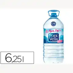 AGUA MINERAL NATURAL FONT VELLA SANT HILARI 6,25L 59187