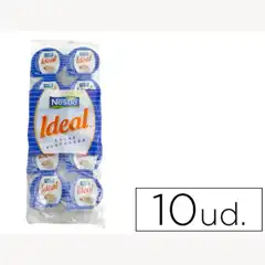Material LECHE EVAPORADA IDEAL PORCIONES DE 7,5 ENVASE DE 10 UNIDADES 59722