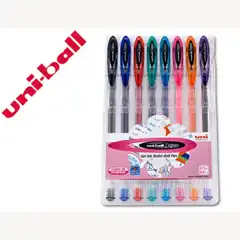 BOLIGRAFO UNI BALL UM-120 SIGNO 0,7 MM TINTA GEL ESTUCHE DE 8 COLORES BASICOS 59734