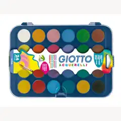 ACUARELA GIOTTO 24 COLORES ESTUCHE DE PLASTICO 59893