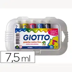 TEMPERA GIOTTO 7,5 ML 5 COLORES SURTIDOS 59894