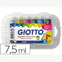 TEMPERA GIOTTO 7,5 ML 6 COLORES SURTIDOS 59895