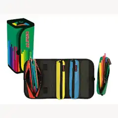 PLUMIER ESCOLAR ALPINO 2019 MULTI 4 EN 1 CIERRE VELCRO 30 PIEZAS 62778